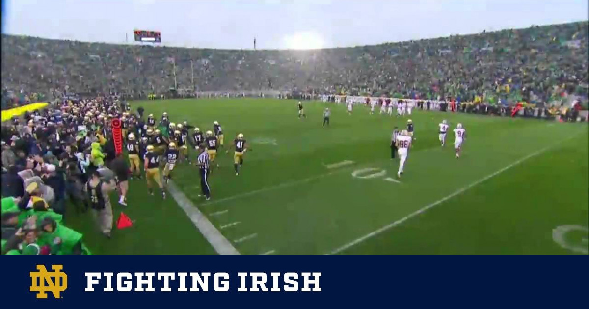 Notre Dame Stanford Game Highlights Notre Dame Fighting Irish