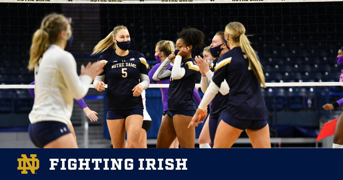 Irish Sweep Georgia Tech Remain In Mix For Acc Crown Notre