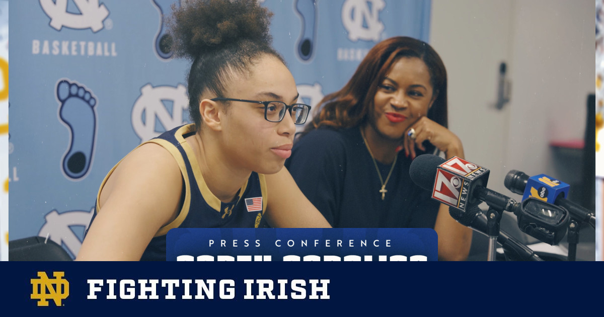 North Carolina Postgame Press Conference 1 5 24 Notre Dame Womens