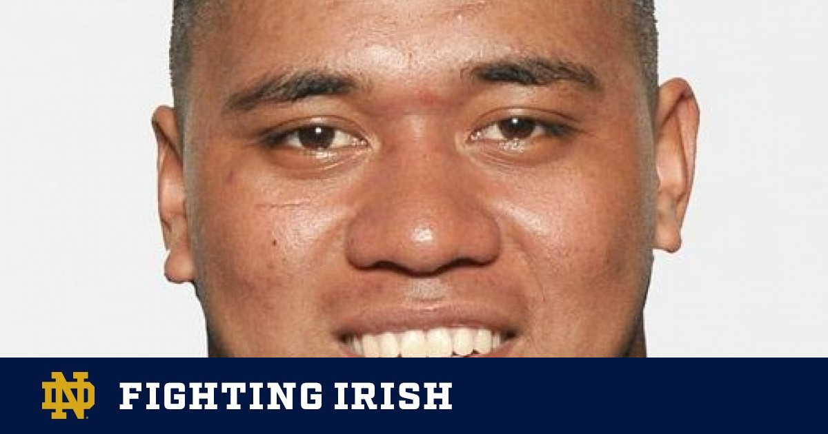 Late father's legacy inspires Notre Dame DE Myron Tagovailoa-Amosa