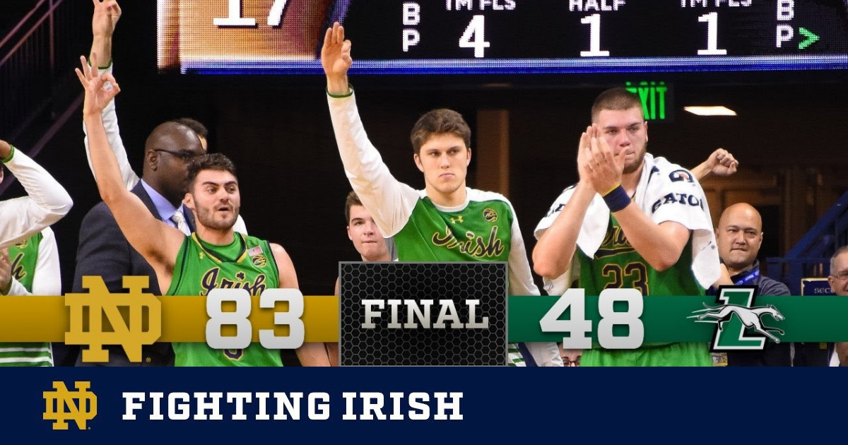 Quick Recap: Notre Dame Men's Basketball Loses at Louisville 75 to