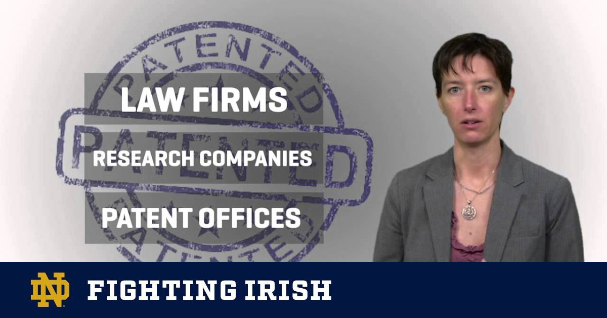 Notre Dame Masters Of Science In Patent Law Notre Dame Fighting Irish