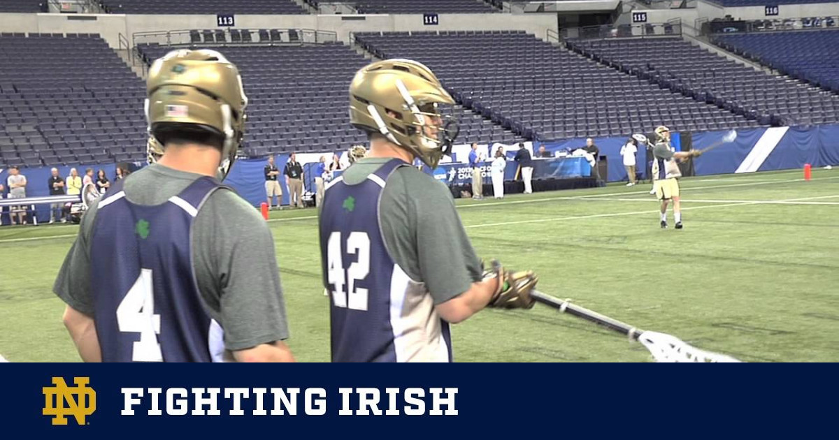 Notre Dame Lacrosse In Lucas Oil Stadium Notre Dame Fighting Irish