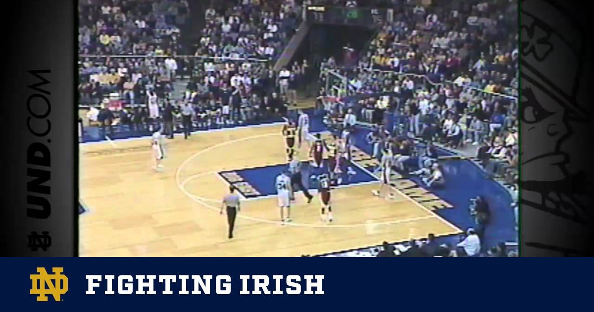 Notre Dame Basketball vs. Boston College Feb. 21, 2001 Notre Dame