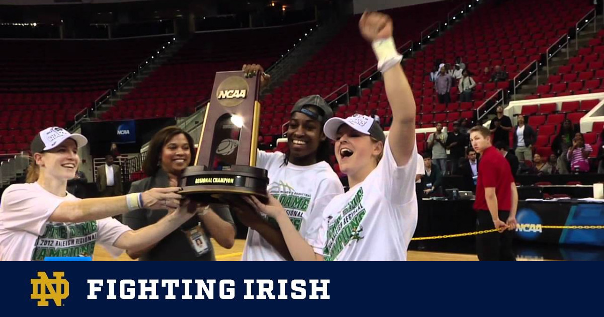 Notre Dame Women’s Basketball – Maryland Post-Game Celebration – Notre
