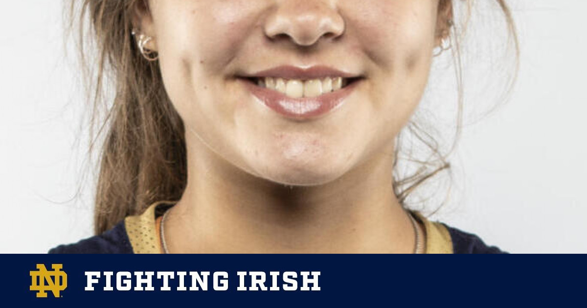 Westbeld Wins ACC Rookie of the Year – Notre Dame Fighting Irish – Official  Athletics Website