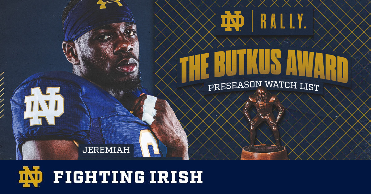 Jeremiah Owusu-Koramoah Notre Dame Jersey, Jeremiah Owusu-Koramoah Notre  Dame Fighting Irish Jersey, Shirts, Apparel, Gear