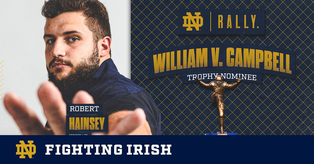 Hainsey Named Candidate for William V. Campbell Trophy