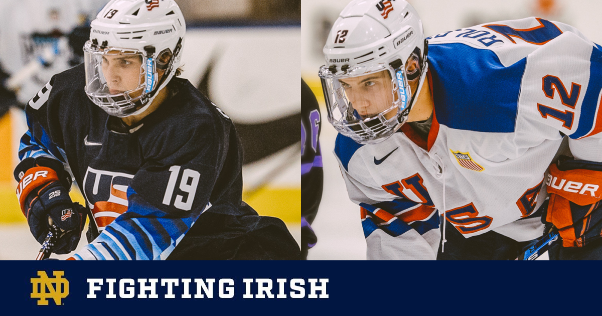 Slaggert And Rolston Selected In 2020 NHL Draft Notre Dame Fighting