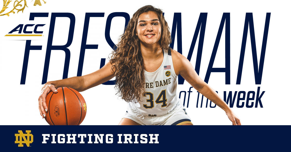 Westbeld Wins ACC Rookie of the Year – Notre Dame Fighting Irish – Official  Athletics Website