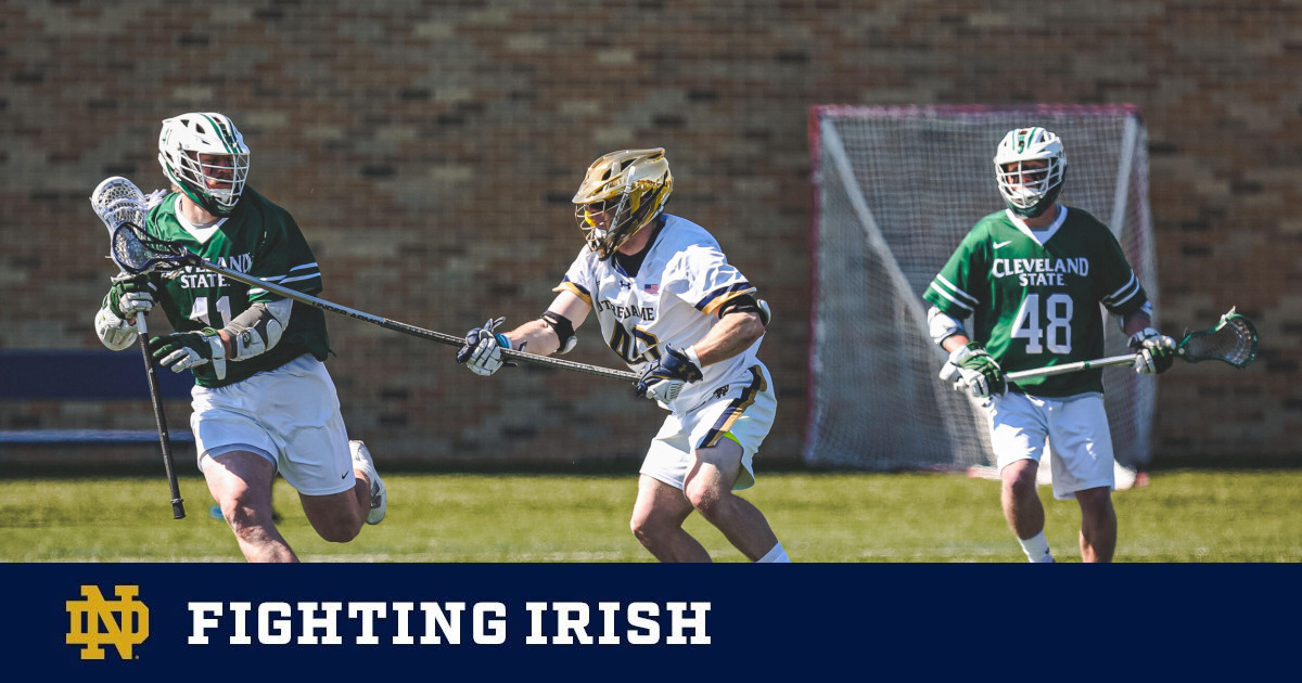 8 Notre Dame Impresses In 19-5 Win Over Cleveland State – Notre Dame  Fighting Irish – Official Athletics Website