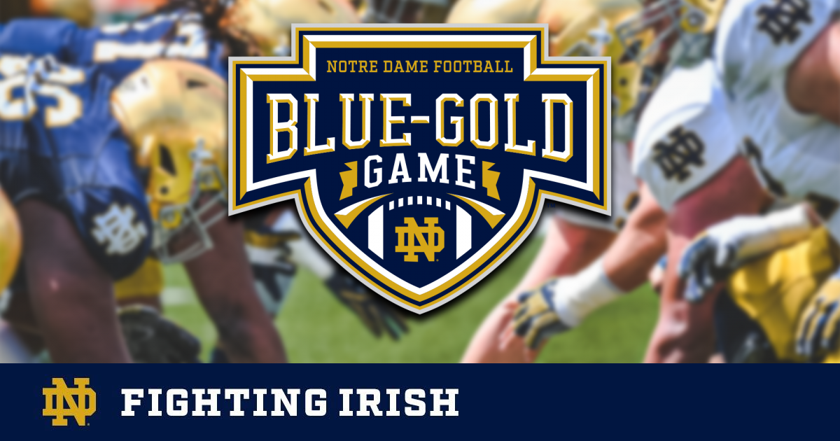 Notre Dame Football on Blue & Gold 
