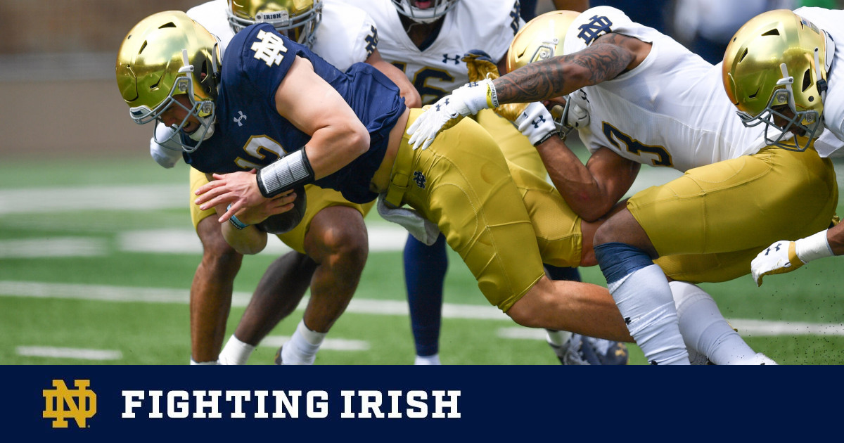 BlueGold Game Recap Notre Dame Fighting Irish Official Athletics