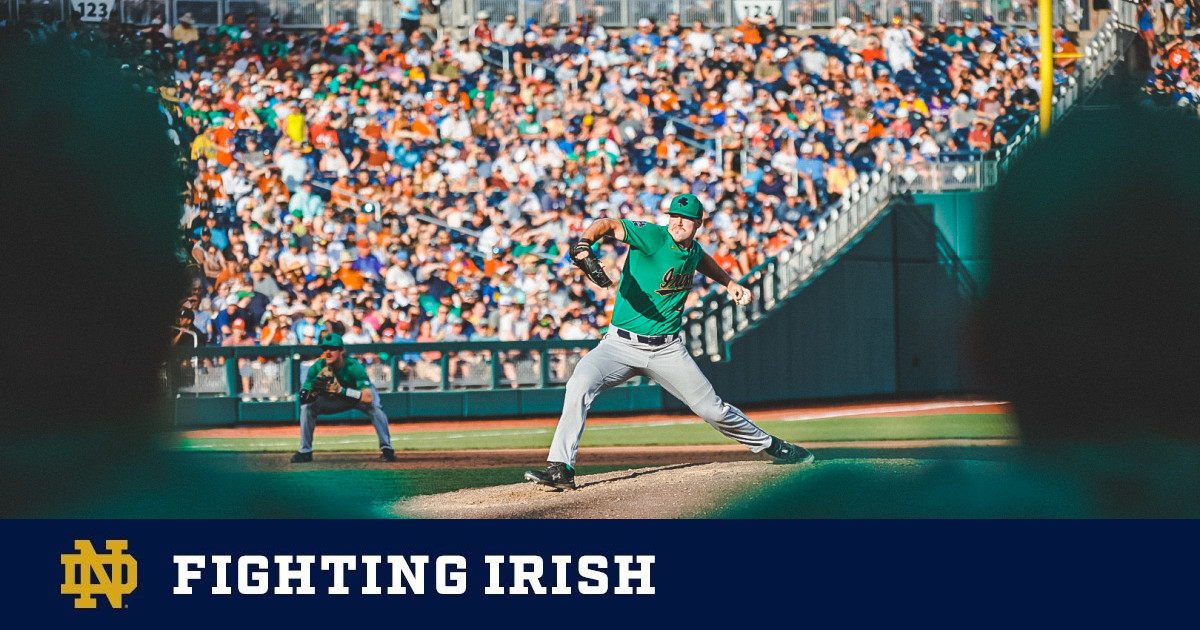 Notre Dame holds down Texas offense, wins CWS opener 7-3