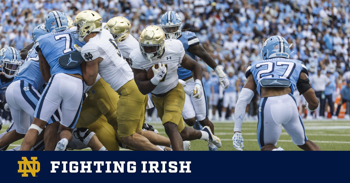 The Fighting Irish 411 North Carolina Notre Dame Fighting Irish