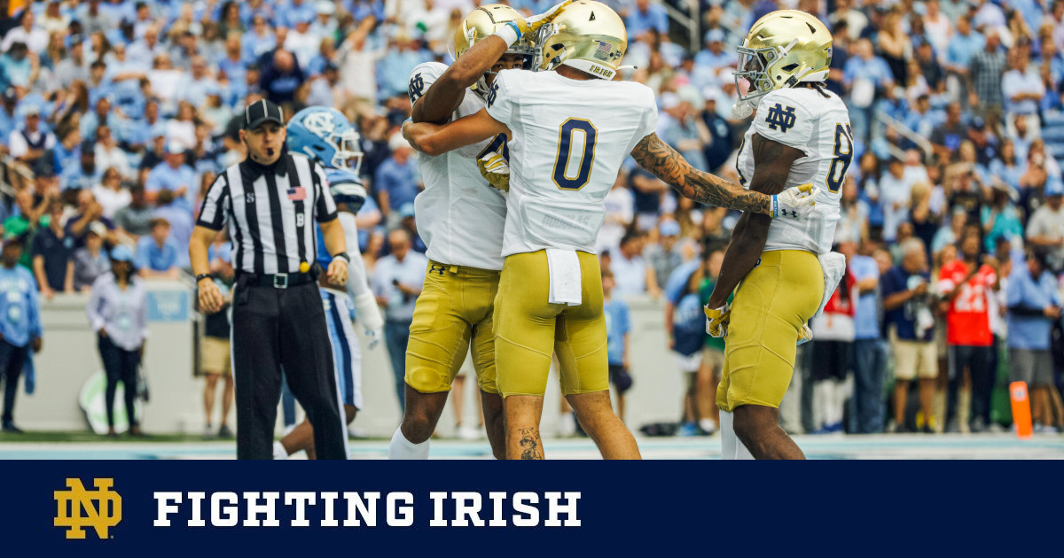 UNC-Notre Dame Postgame Notes - University of North Carolina Athletics