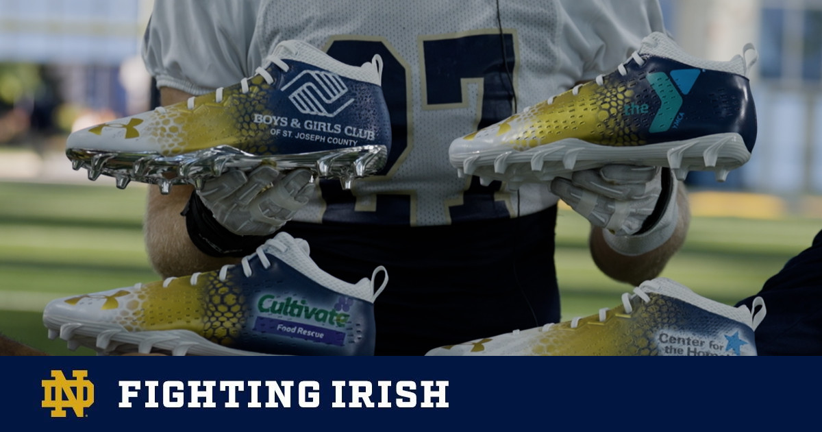 Notre dame football on sale cleats