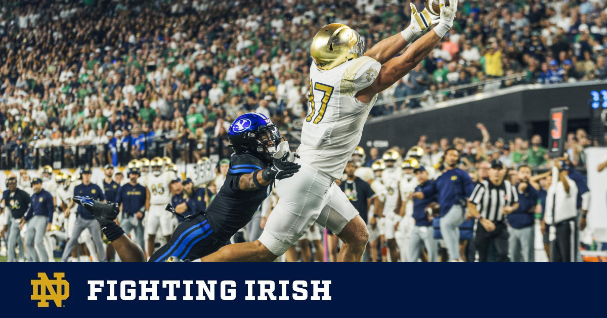 Irish Knock Off No. 16 BYU In Las Vegas – Notre Dame Fighting Irish ...