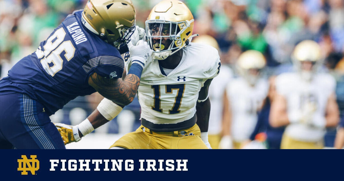 Back To The Future For Developing Irish Defense – Notre Dame Fighting ...