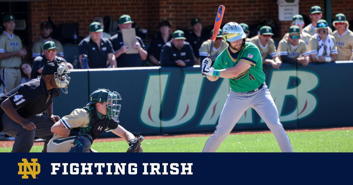 Irish Take Series But Fall In Game Three – Notre Dame Fighting Irish ...