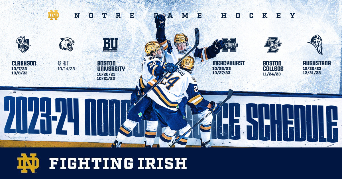 Irish Icers Set To Open Home Schedule With Weekend Series Versus Sacred  Heart – Notre Dame Fighting Irish – Official Athletics Website