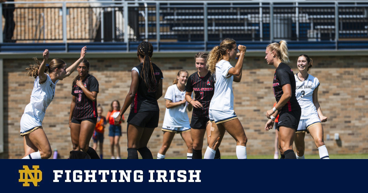 Notre Dame Women's Soccer Team Dominate Ball State with a 30 Victory