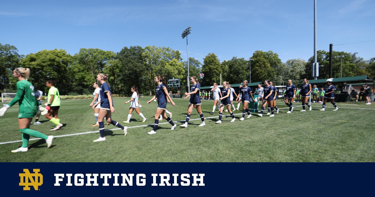 No. 11 Notre Dame Women’s Soccer Team to Face Michigan in Highly Anticipated Matchup