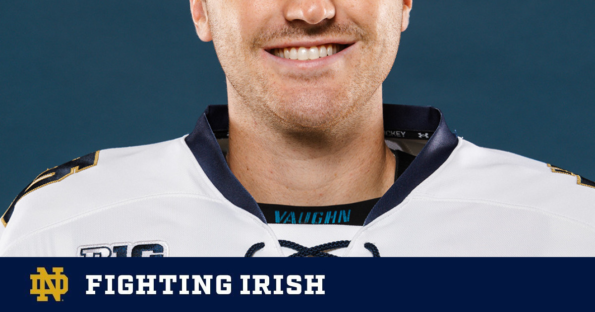 Notre Dame Hockey on X: Ryan Bischel was LOCKDOWN🚫 between the