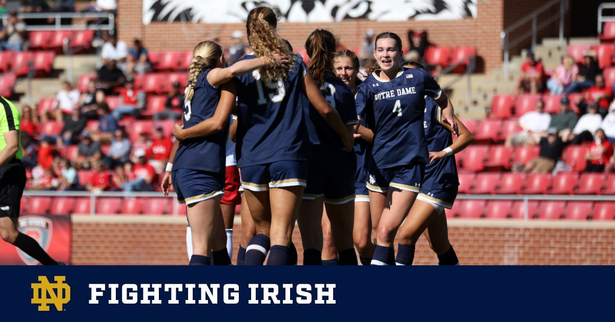 Leah Klenke's GameWinning Goal Secures 10 Victory for Notre Dame Women's Soccer BVM Sports