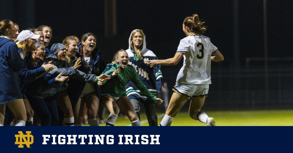 No. 11 Notre Dame women's soccer team secures No. 2 seed in ACC