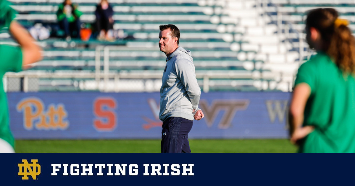 Notre Dame Women's Soccer Coach Nate Norman Signs No. 4 Ranked