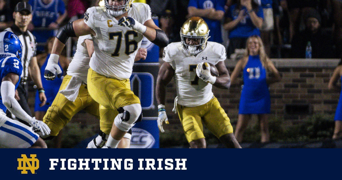 Four Notre Dame StudentAthletes Earn AllAmerica Accolades for