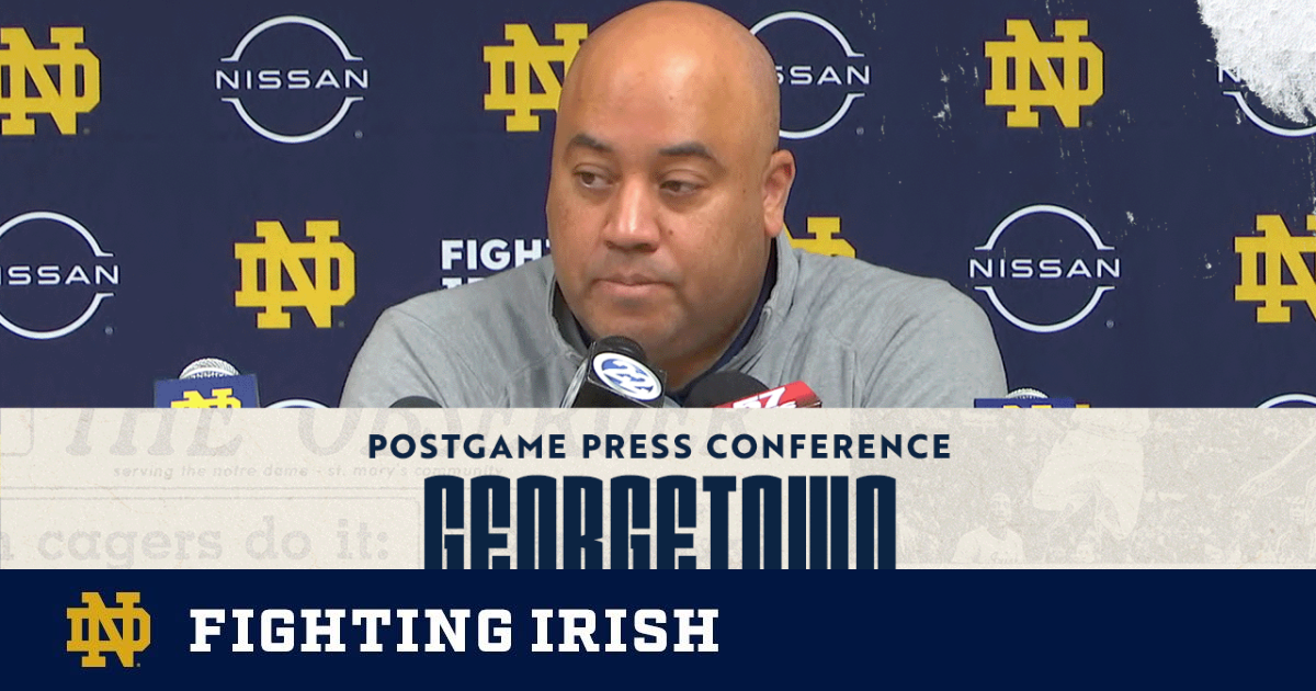 georgetown-postgame-press-conference-notre-dame-men-s-basketball