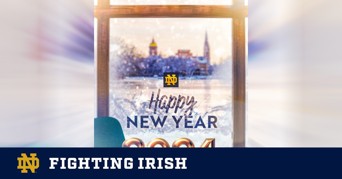 Happy New Year from Notre Dame Athletics – Notre Dame Fighting Irish