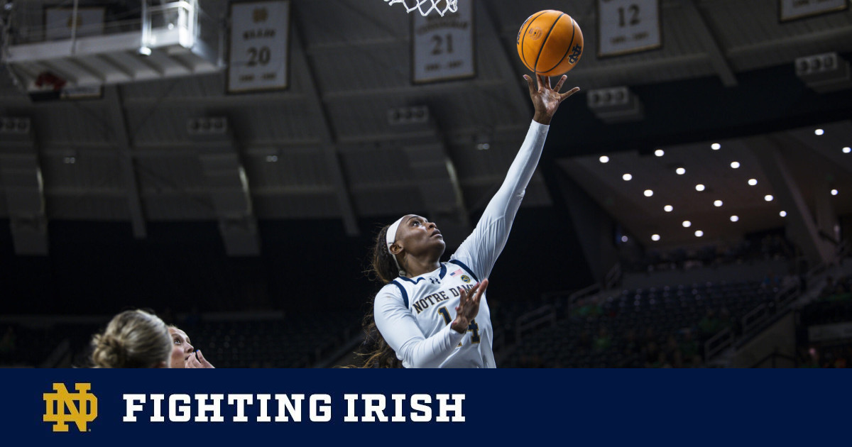 No. 16 Notre Dame seeks bounceback victory at Pitt Notre Dame