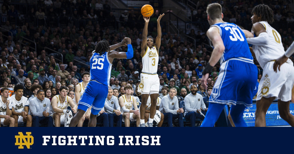 Irish Drop Close Battle To #14/13 Duke, 67-59 – Notre Dame Fighting ...