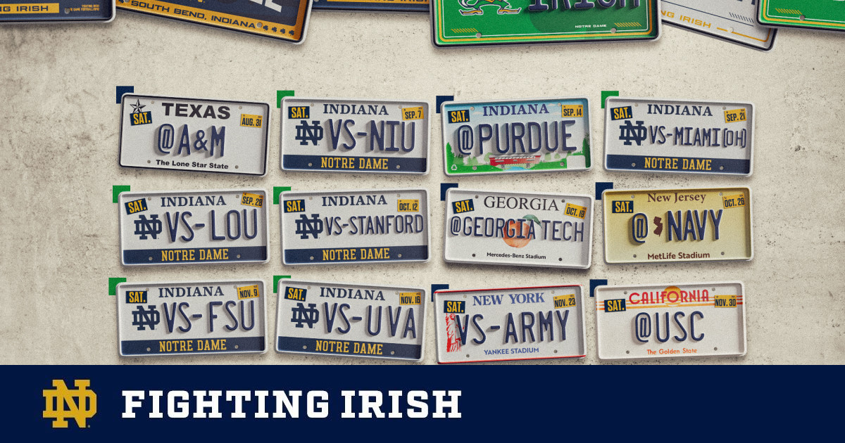 Notre Dame Releases 2024 Football Schedule – Notre Dame Fighting Irish ...