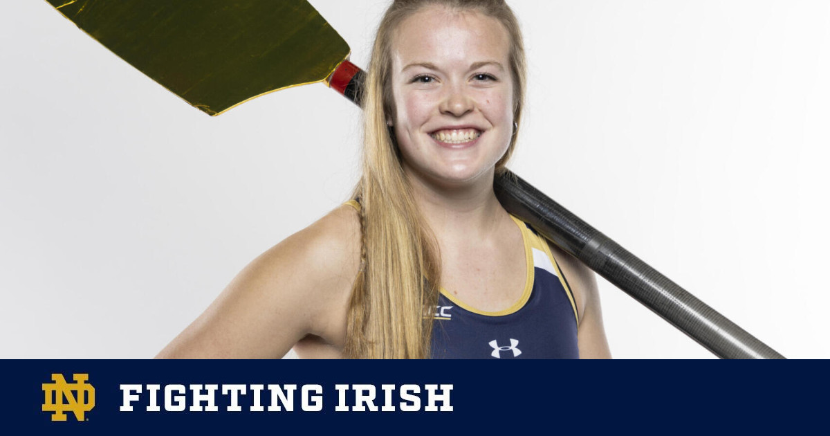 Notre Dame’s Natalie Hoefer Makes Waves on 2024 ACC Rowing Watch List