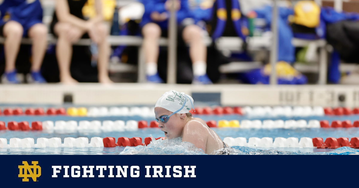 Notre Dame Swimmers Shine at Ohio State Winter Invitational with 15 Event Wins and Strong NCAA B Performances