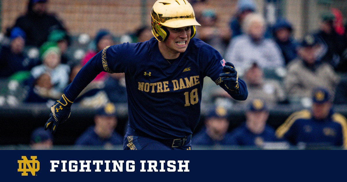 Notre Dame Baseball Makes Impressive Start to Season Sweeps Rice and