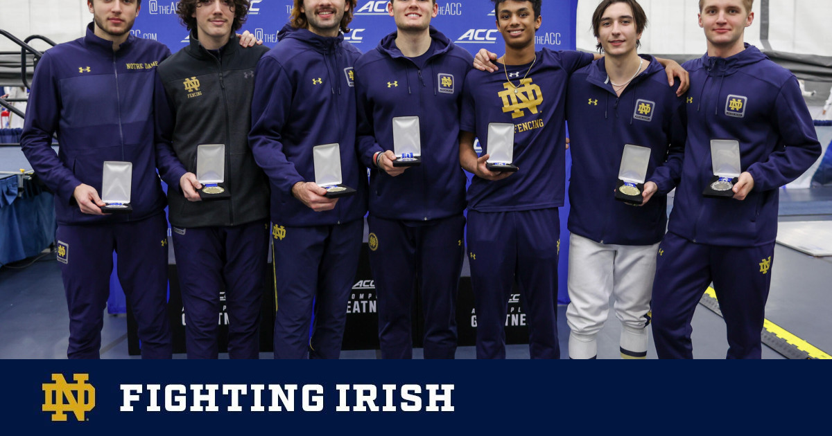 Notre Dame Fencers Shine at ACC Championships with Clean Sweep of Individual Titles