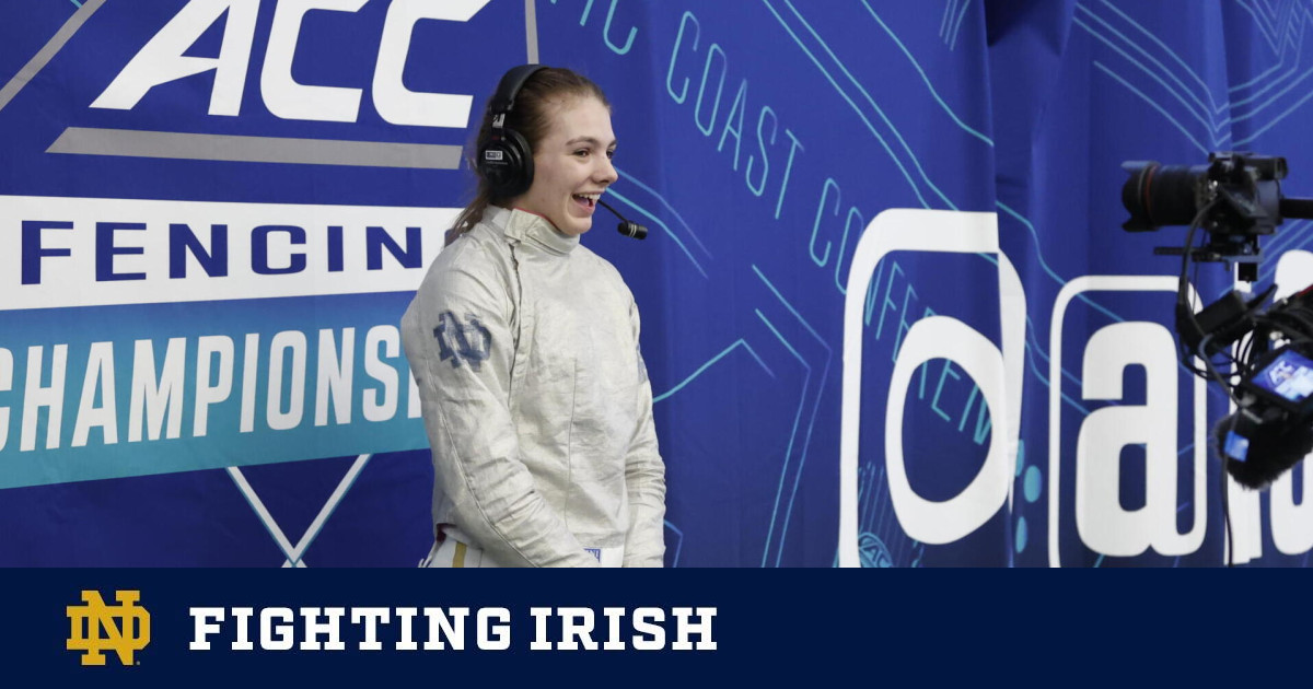 ACC Honors 51 Student-Athletes Including Notre Dame Fencing Team Members with Scholarships and Awards