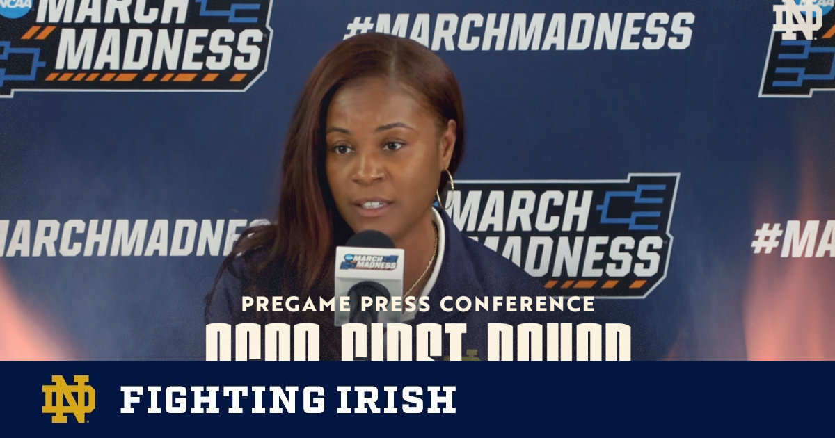 NCAA Tournament Pregame Press Conference | (3.22.24) | Notre Dame Women ...