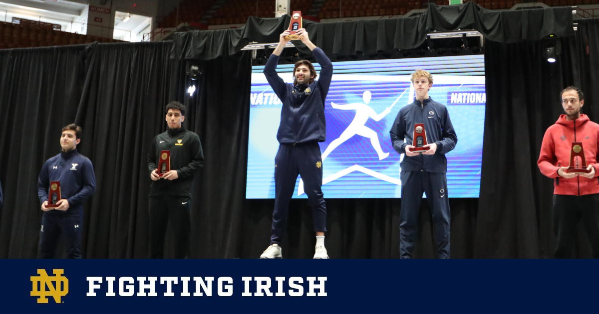 Luke Linder Makes History with Third NCAA Sabre Title Win