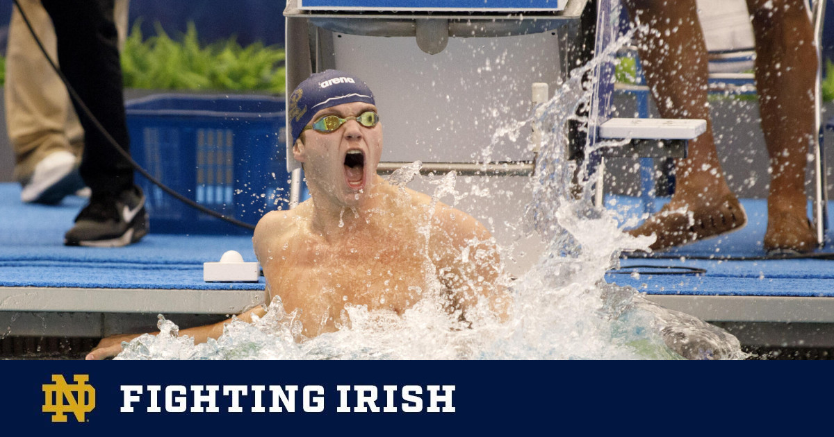 Notre Dame Men’s Swimming: Historic Performances and Records at 2024 NCAA Championships