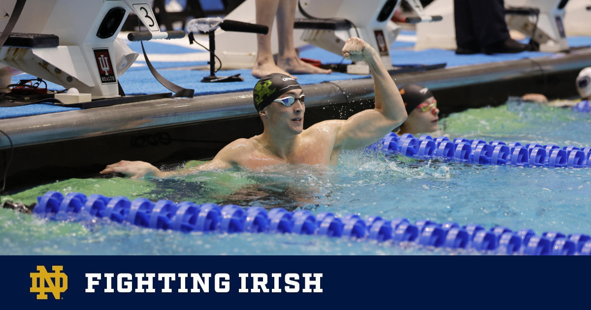 Impressive Performances Lead Notre Dame Men’s Swimming to Historic NCAA 10th Place Finish