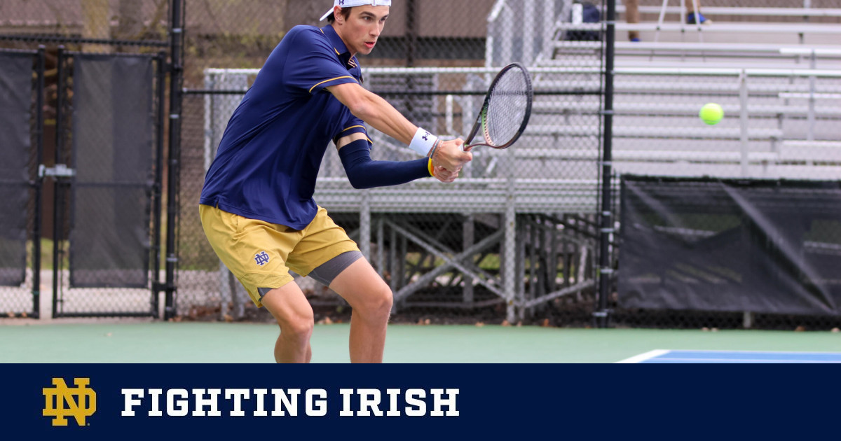 Notre Dame Men’s Tennis Dominate 4-0 Victory over Louisville in Thrilling Home Finale