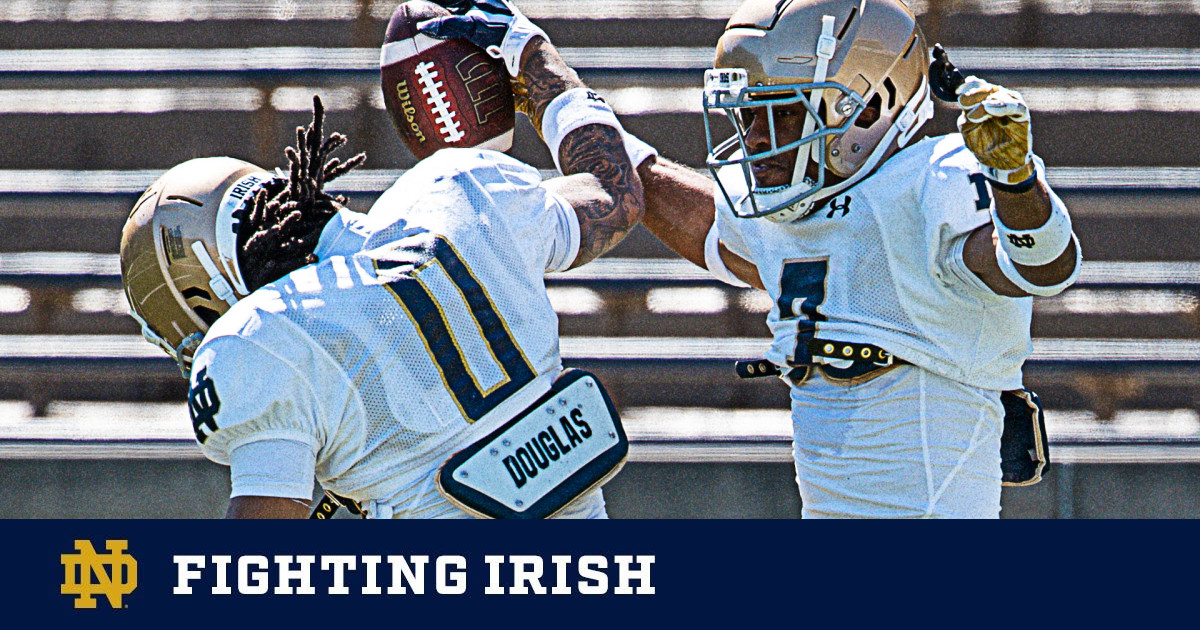 Came to compete 💪 | Spring Practice Jersey Scrimmage – Notre Dame ...