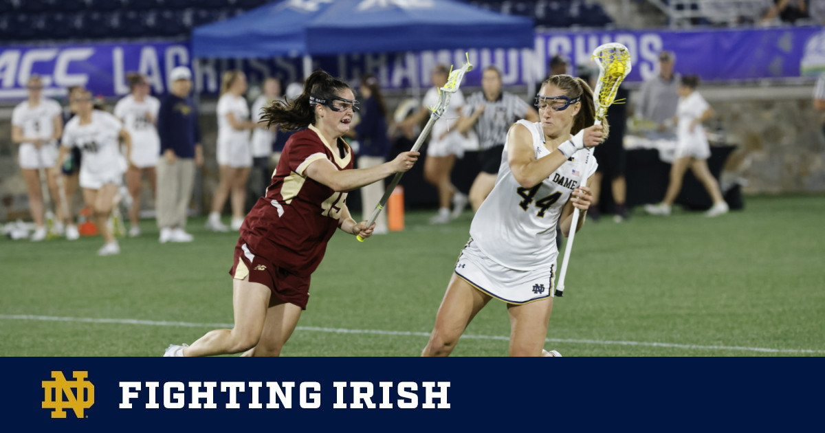 Notre Dame Lacrosse Team Falls 7-9 to Boston College in ACC Semifinals