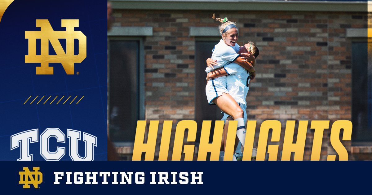 Izzy Engle Leads Irish to Top 15 Win | Highlights vs #13 TCU | Notre ...